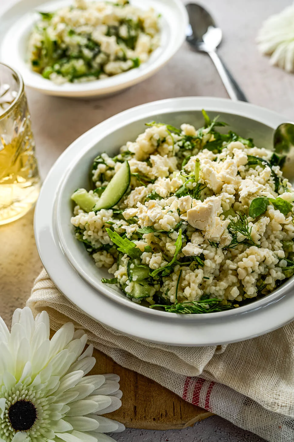 Parelcouscoussalade met rucola & komkommer 3 wat is parelcouscous