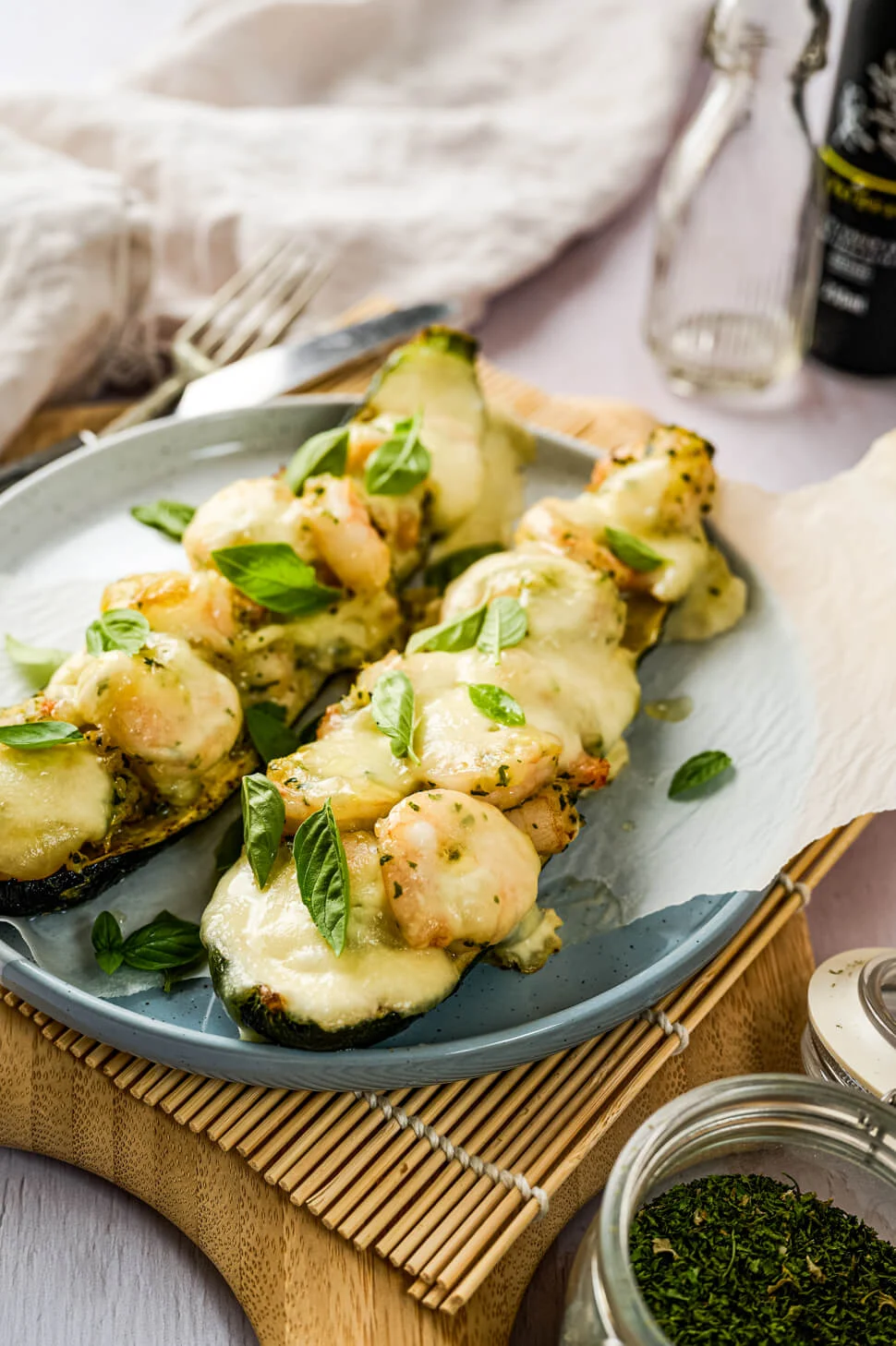 10x Onze favoriete recepten met courgette 2 gevulde courgette met knoflookgarnalen