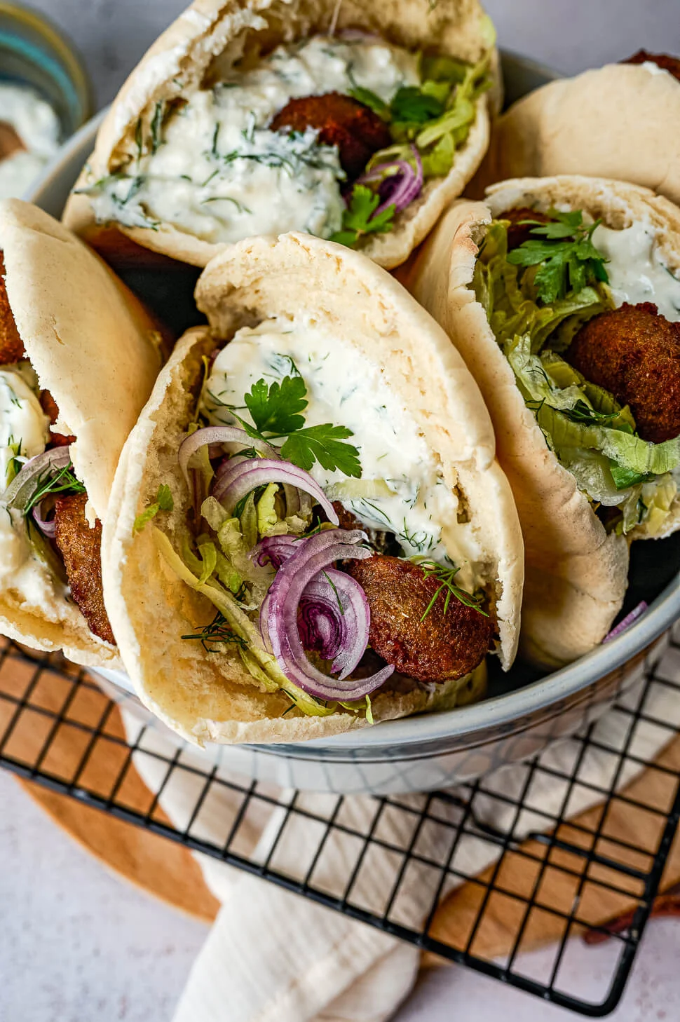 Pita falafel recept met Haydari (Fastfood Friday) 1 falafel recept