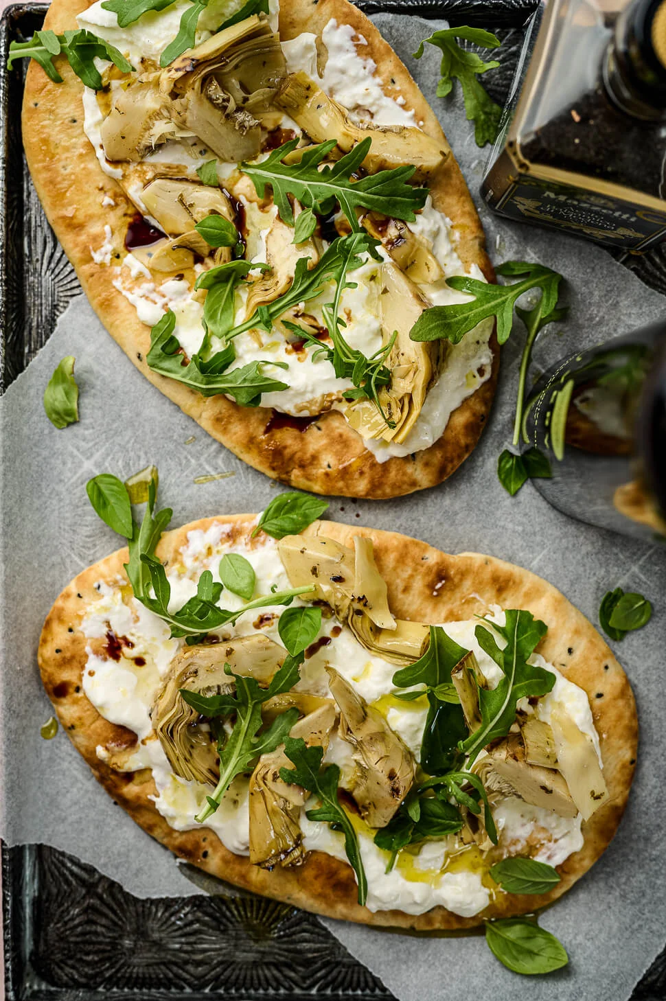 Flatbread pizza met burrata & artisjok 6 flatbread pizza recept