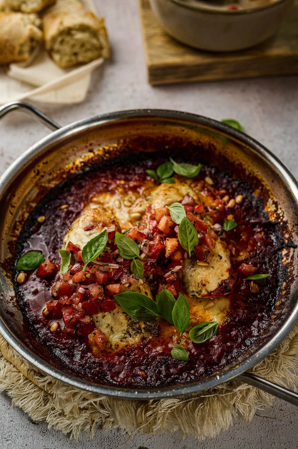 Kip met mozzarella en tomatensalsa 4 kip mozzarella