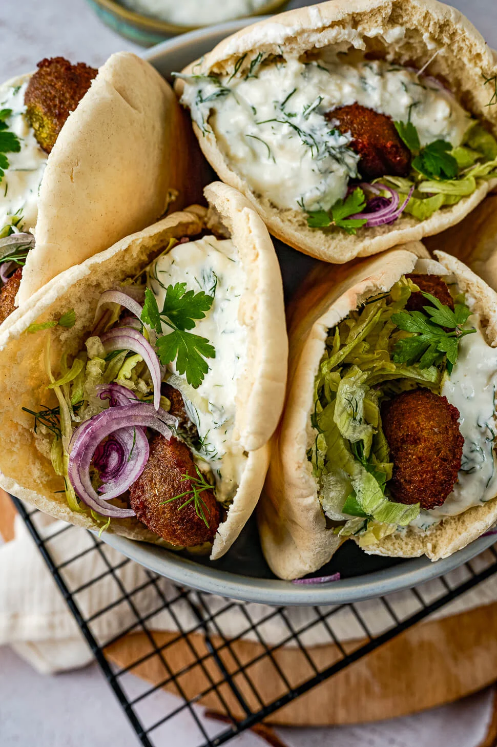 Pita falafel recept met Haydari (Fastfood Friday) 5 pita falafel recept