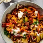 aardappelsalade met chorizo