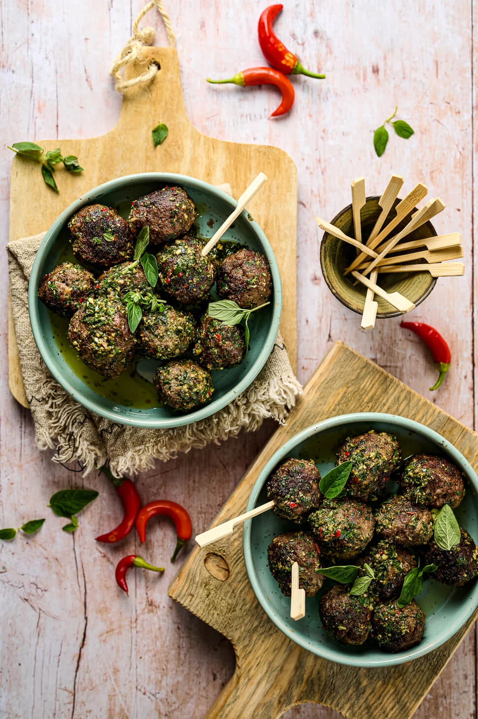 Gehaktballetjes maken met chimichurri 1 chimichurri