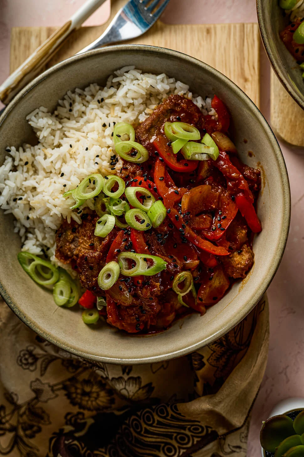 Krokante varkenshaas in Szechuan saus 1 krokante varkenshaas in pittige saus