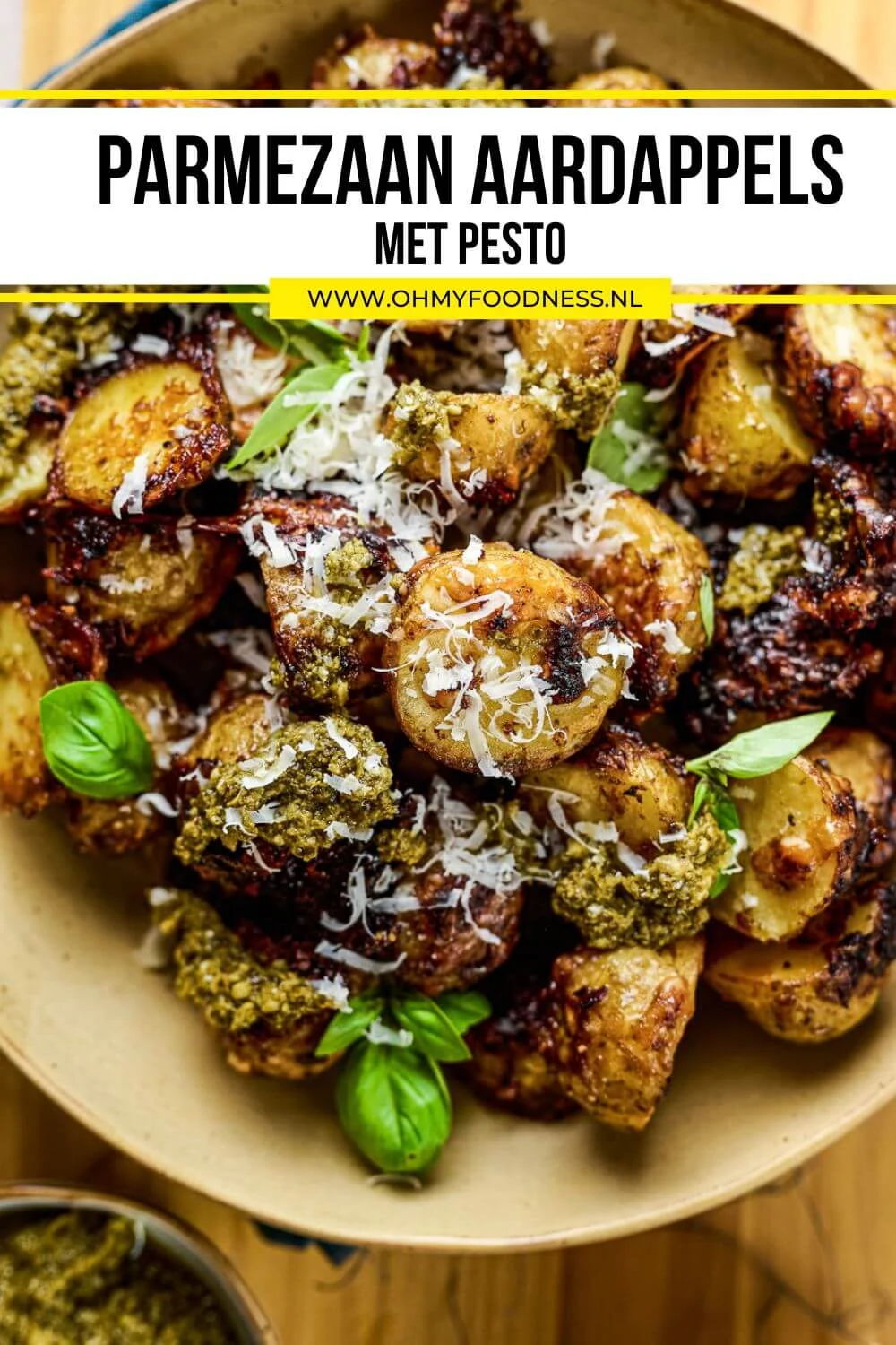 Parmezaan aardappels met pesto 5 parmezaan aardappels pesto