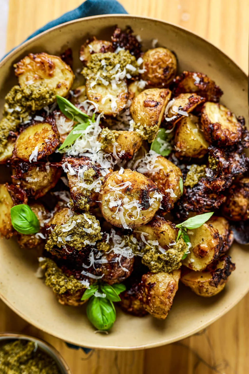 Parmezaan aardappels met pesto 6 pesto aardappelen