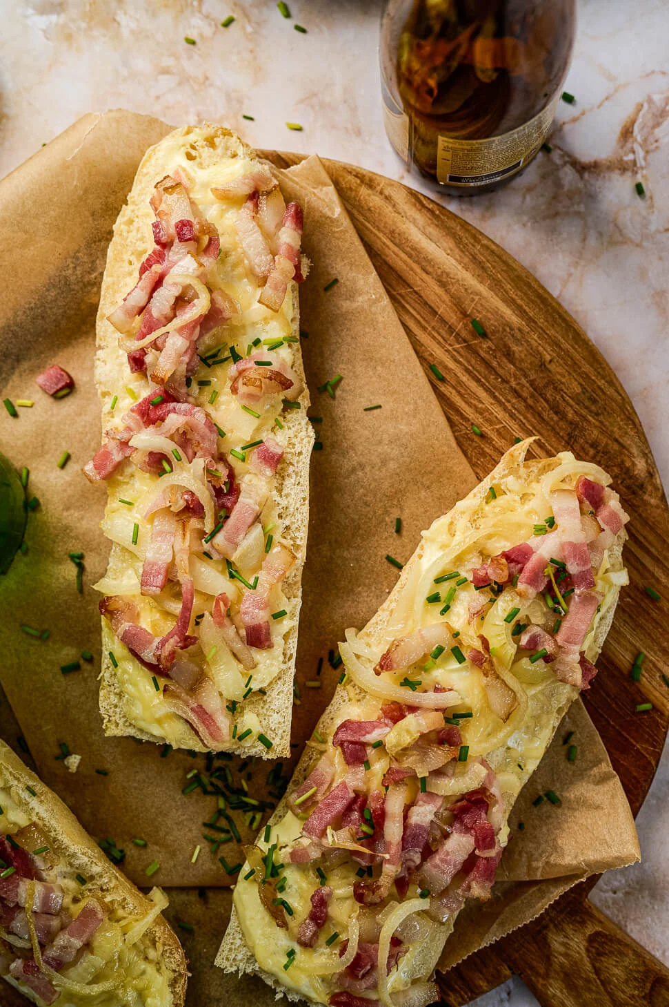 Flammkuchen recept op stokbrood (Fastfood Friday) 3 recept voor flammkuchen
