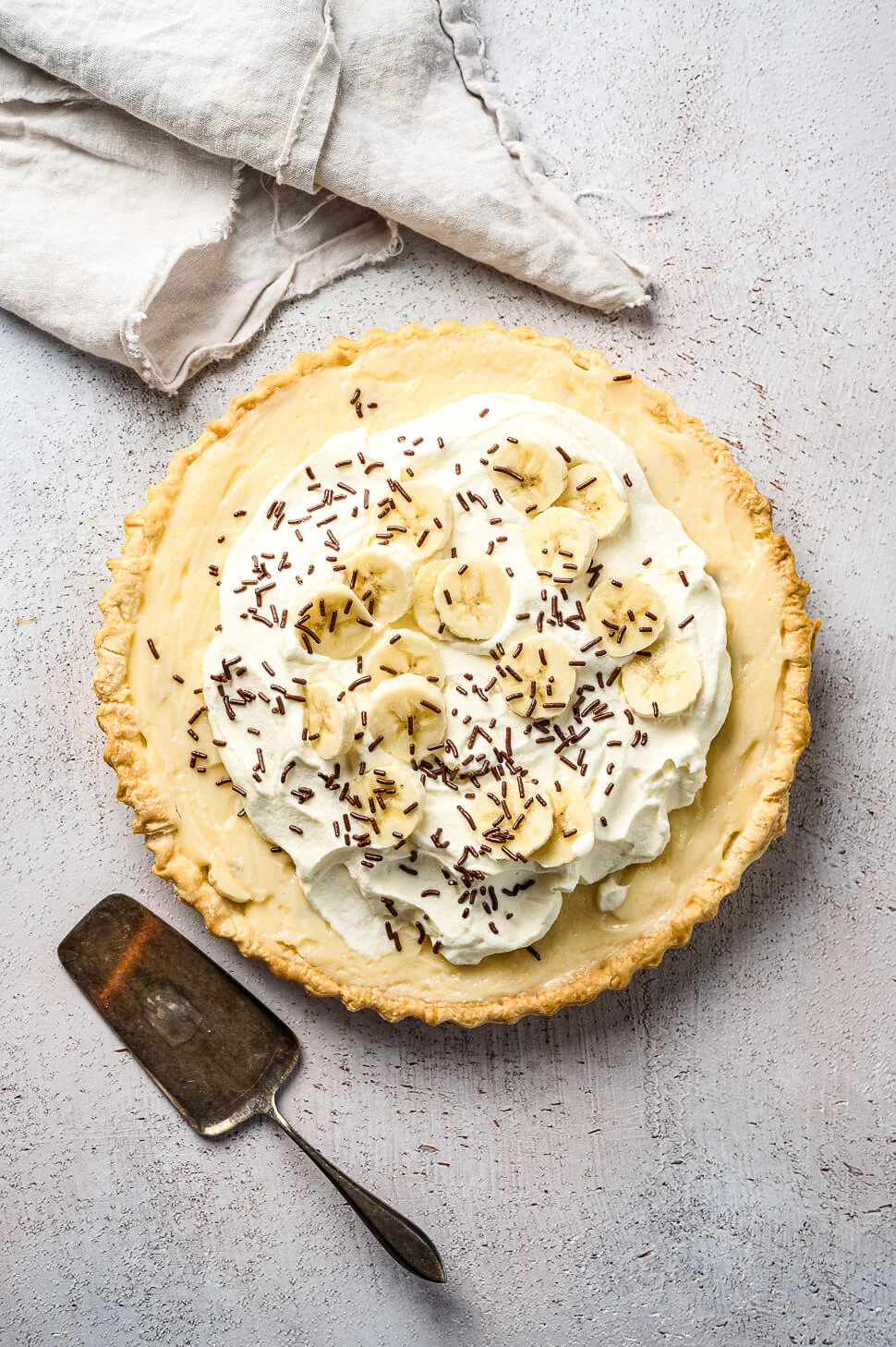 Banana cream pie (Fastfood Friday) 3 romige bananentaart