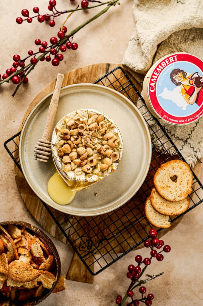 Camembert uit de oven met noten & honing 9 camembert oven