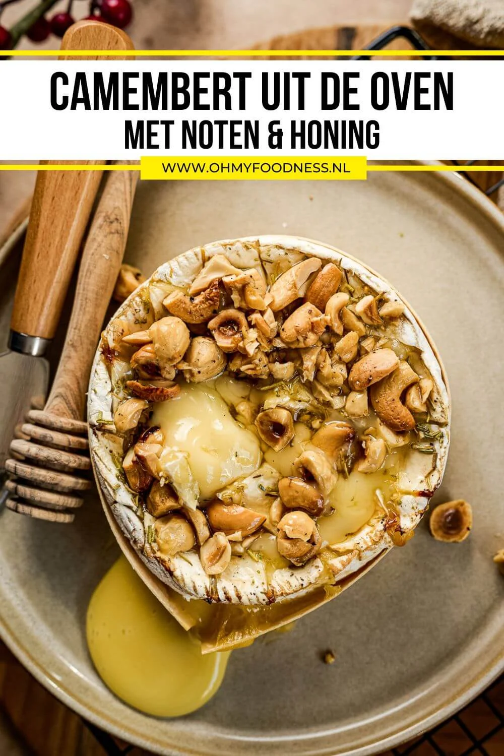 Camembert uit de oven met noten & honing 7 camembert uit oven