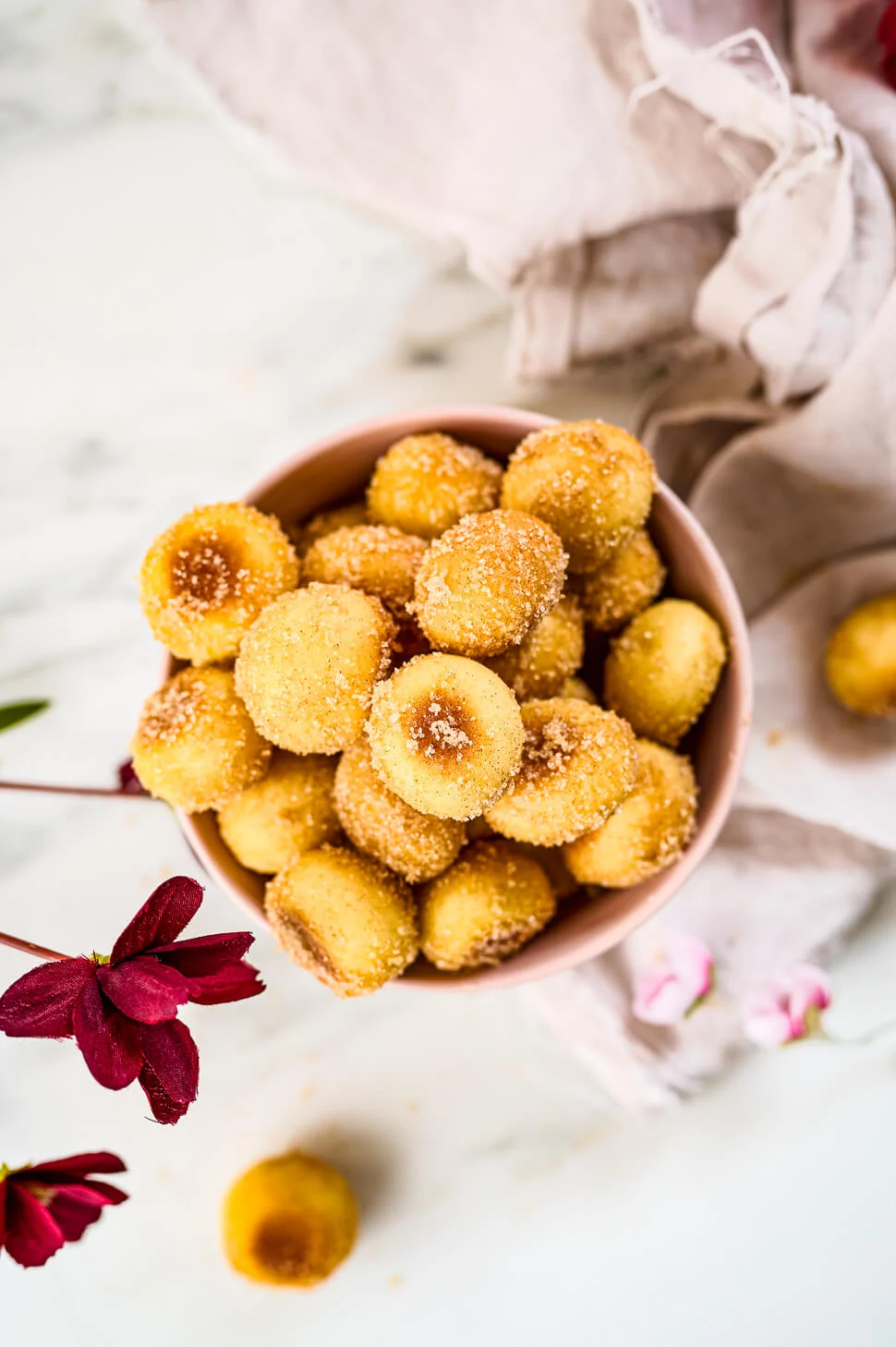 Donut balletjes uit de Airfryer (Fastfood Friday) 3 donut balletjes