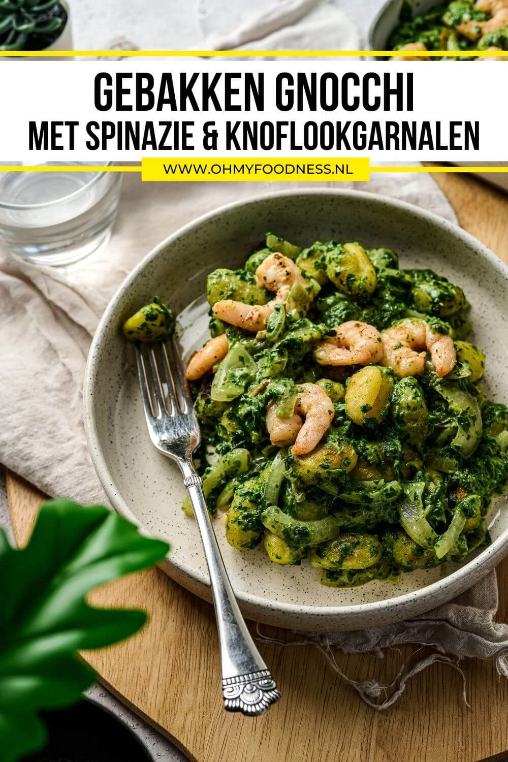 Gebakken gnocchi met spinazie & Boursin 4 gnocchi spinazie