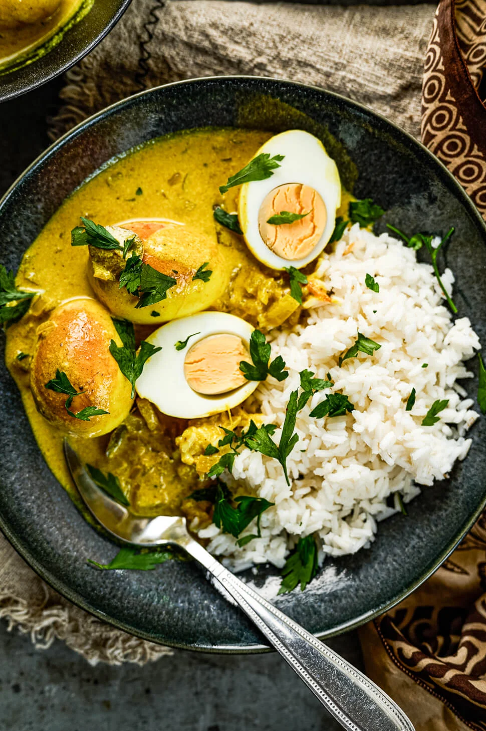 Kerrie eieren 1 Indische eieren