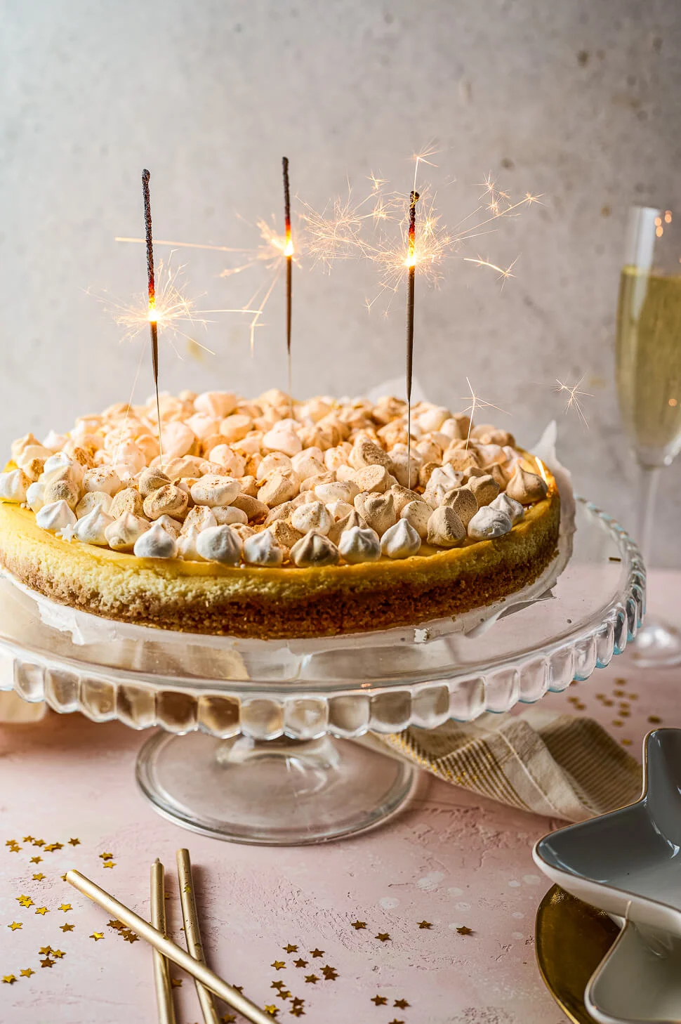 Champagne cheesecake 1 cheesecake witte chocolade