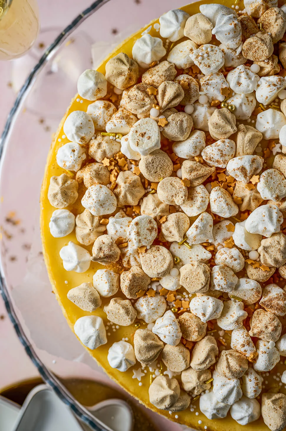 Champagne cheesecake 4 oud en nieuw taart