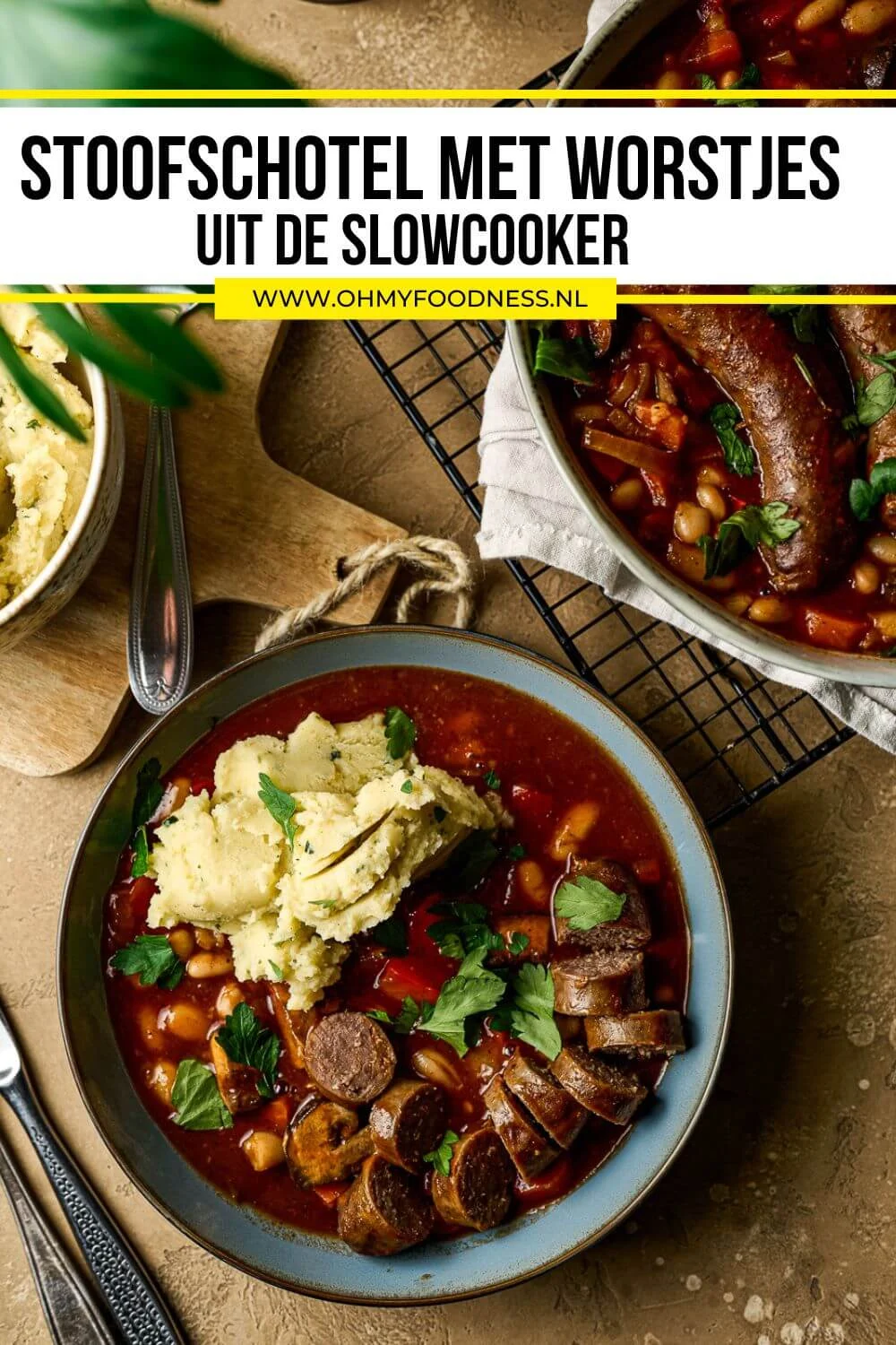Stoofschotel met rundersaucijsjes 9 stoofschotel worstjes