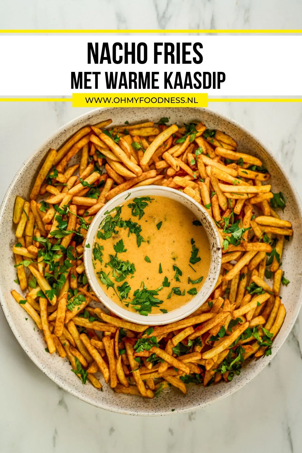 Nacho Fries 5 gekruide friet kaasdip