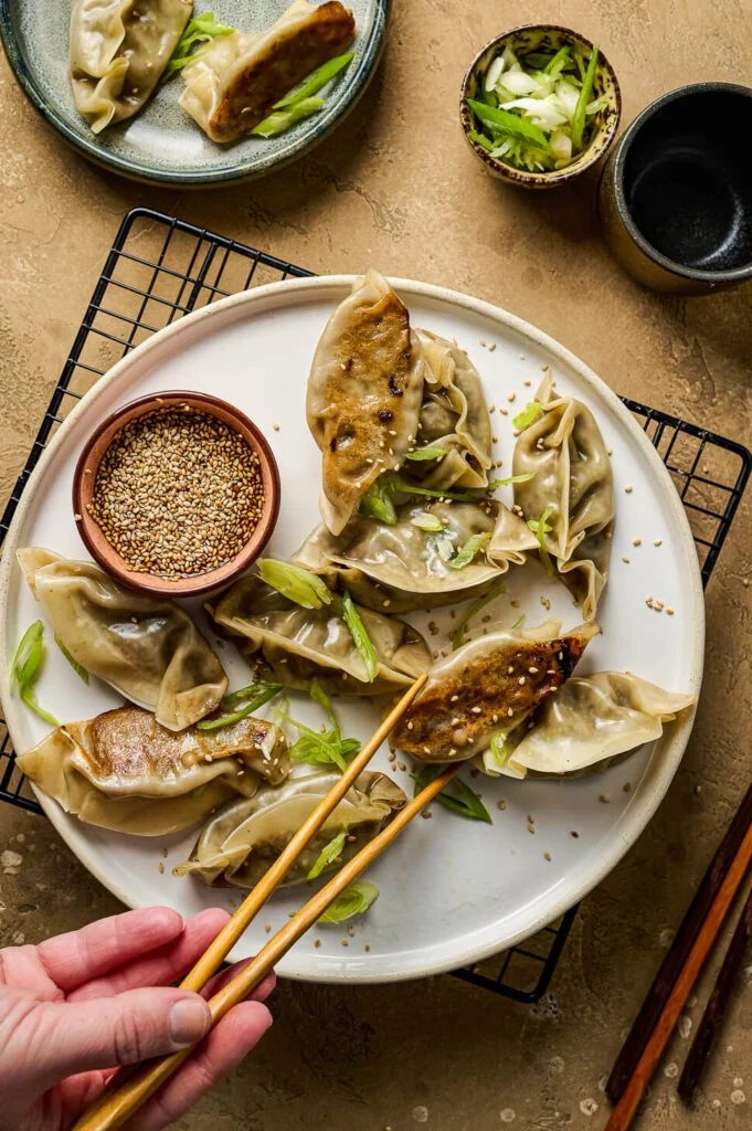 Vega gyoza met paddenstoelen 2 gyoza vulling
