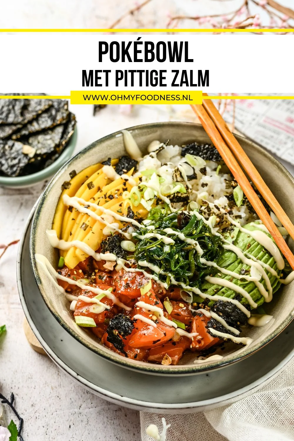 Pokebowl met pittige zalm 3 pokebowl met pittige zalm