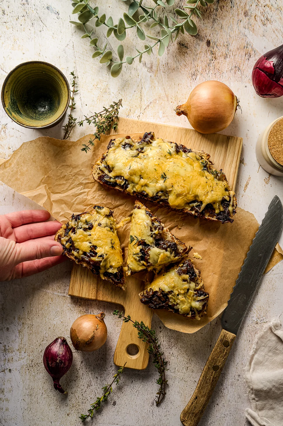 French Onion toast 3 franse uien toast
