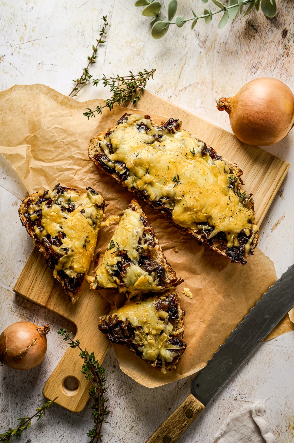 French Onion toast 4 franse uien