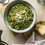 Orzo spinazie
