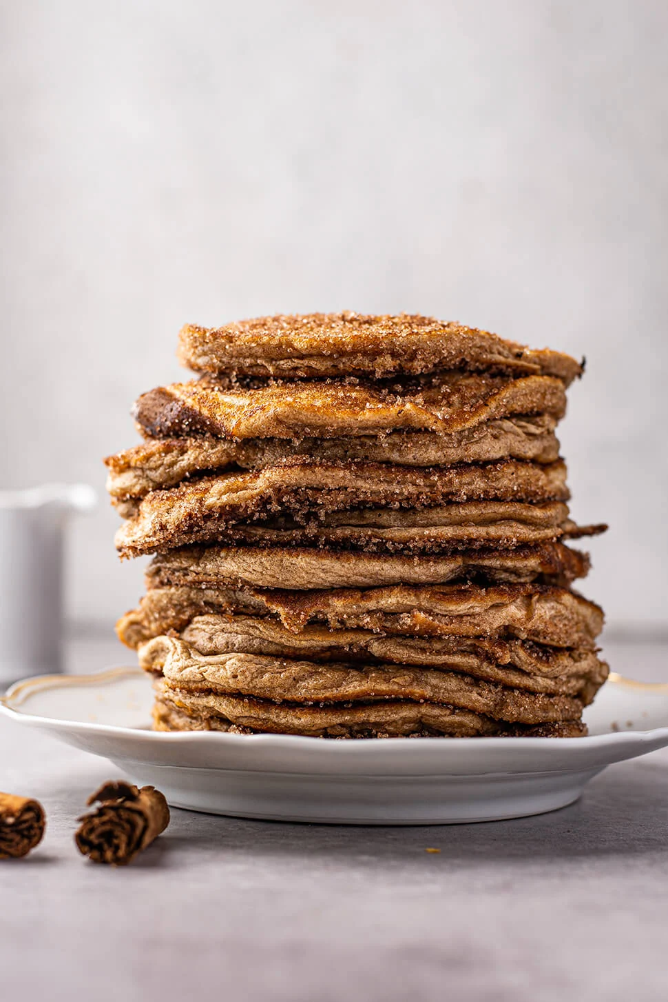 Churro pancakes 1 Pannenkoeken met kaneel suiker