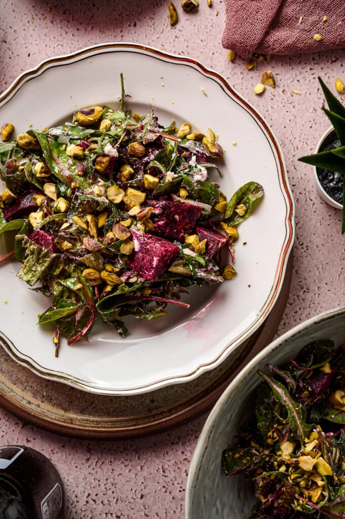Salade rode biet met geitenkaas & pistache 6 recept met rode biet