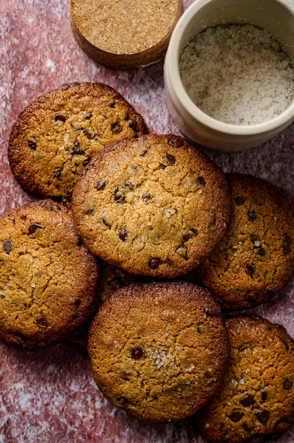 Tahin koekjes met chocolade 4 sesam koekjes