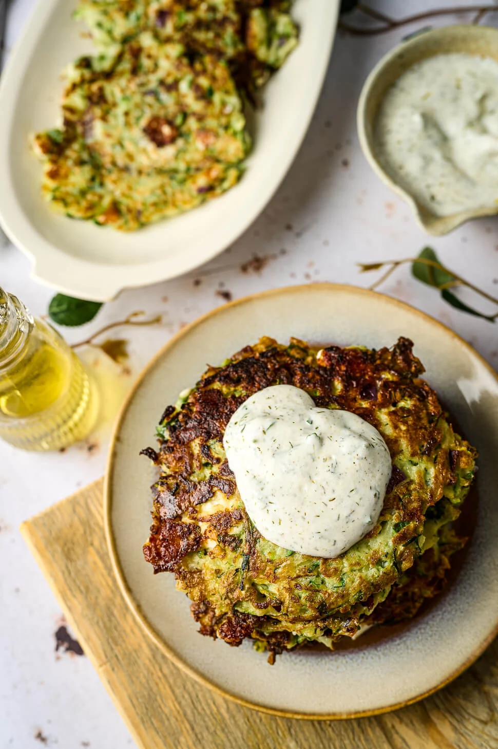 Griekse Courgette koekjes (Kolokithokeftedes) 3 Kolokithokeftedes