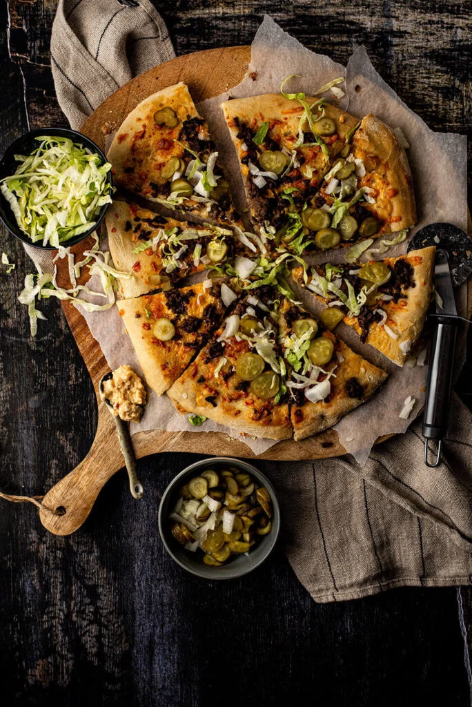 Big Mac pizza 8 Big Mac pizza