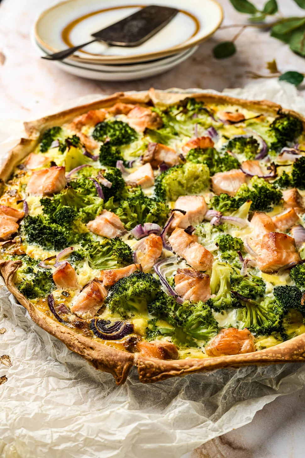 Broccoli zalm quiche 4 broccoli zalm quiche