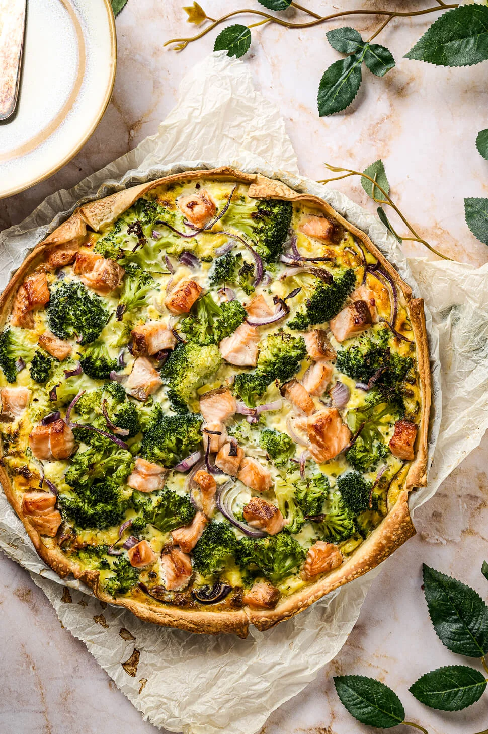 Broccoli zalm quiche 5 quiche met zalm