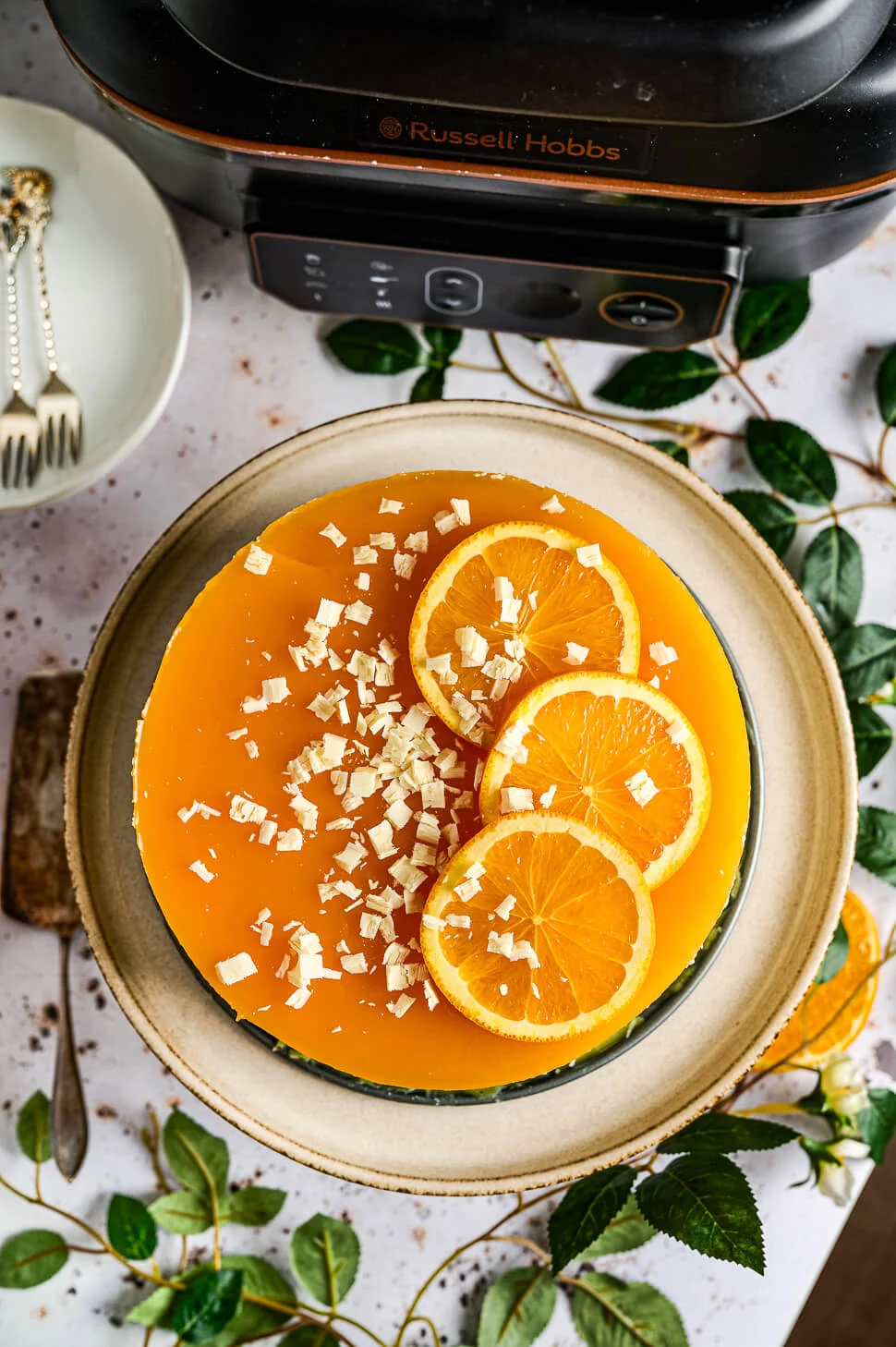 Oranje cheesecake uit de slowcooker 9 slowcooker cheesecake
