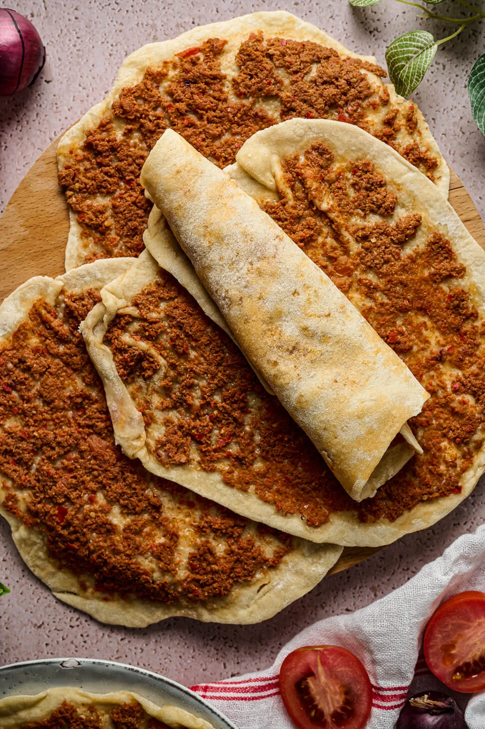 Turkse pizza maken 3 Turkse pizza maken