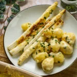 Asperge aardappel gratin