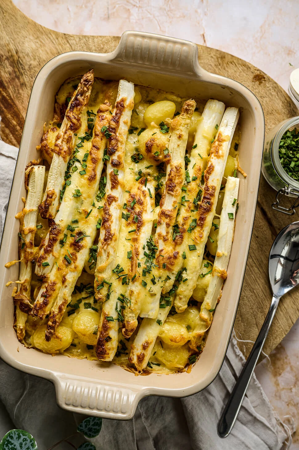 Aardappel asperge gratin 1 asperge gratin
