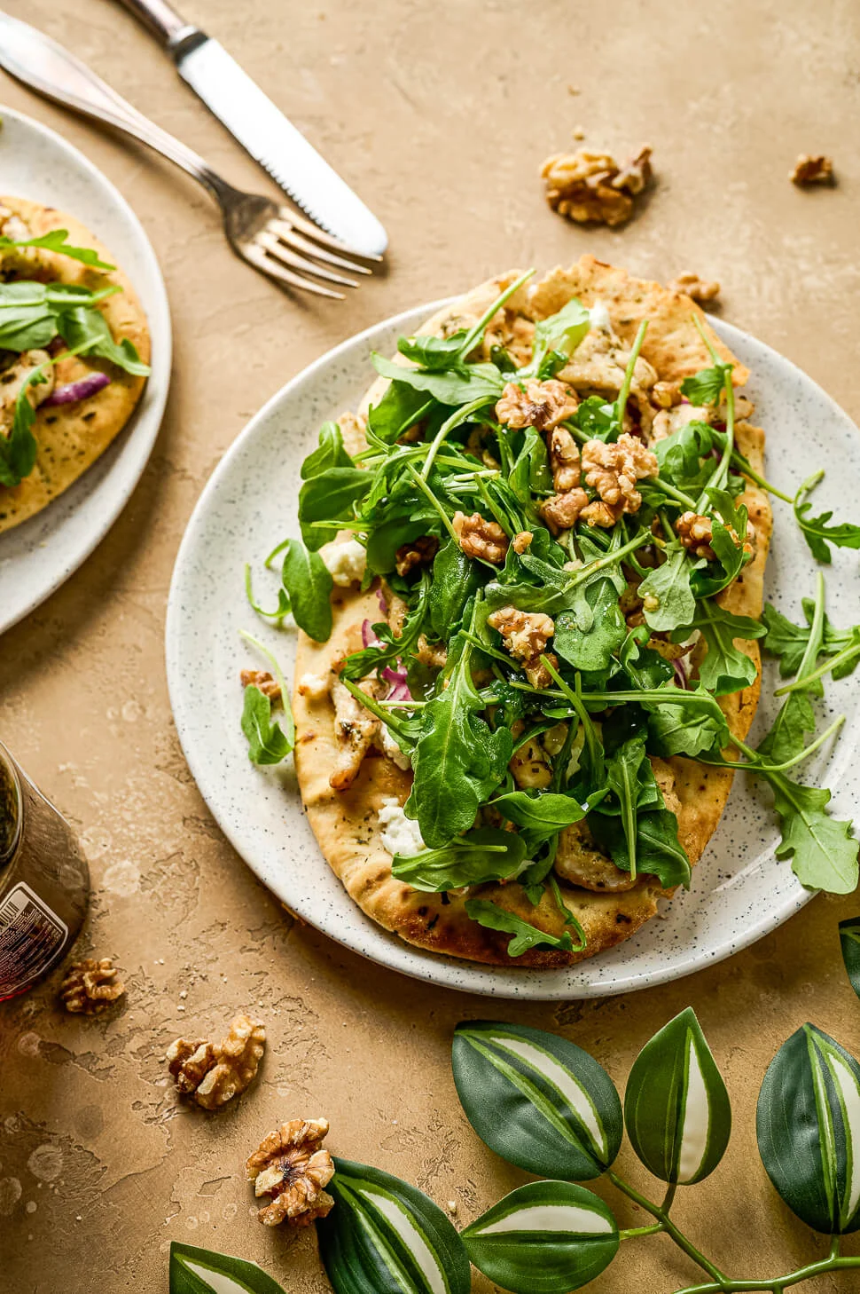 Naanpizza geitenkaas met kip 5 naanpizza maken