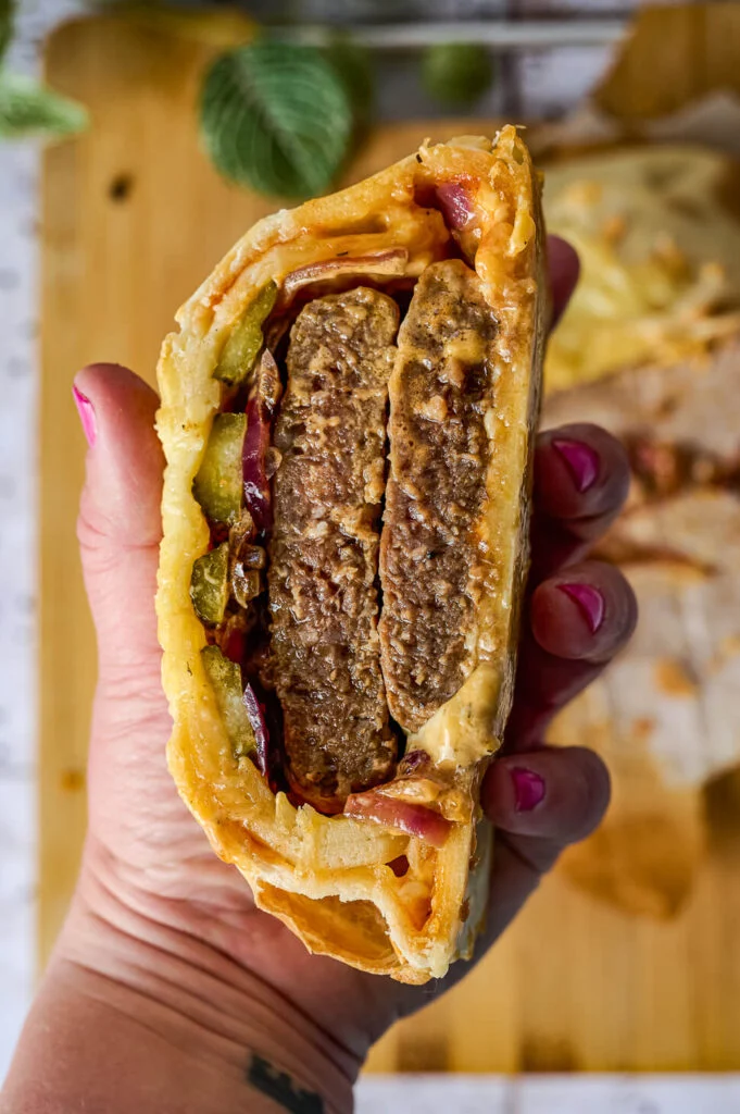 Cheeseburger pizza calzone 6 calzone pizza maken