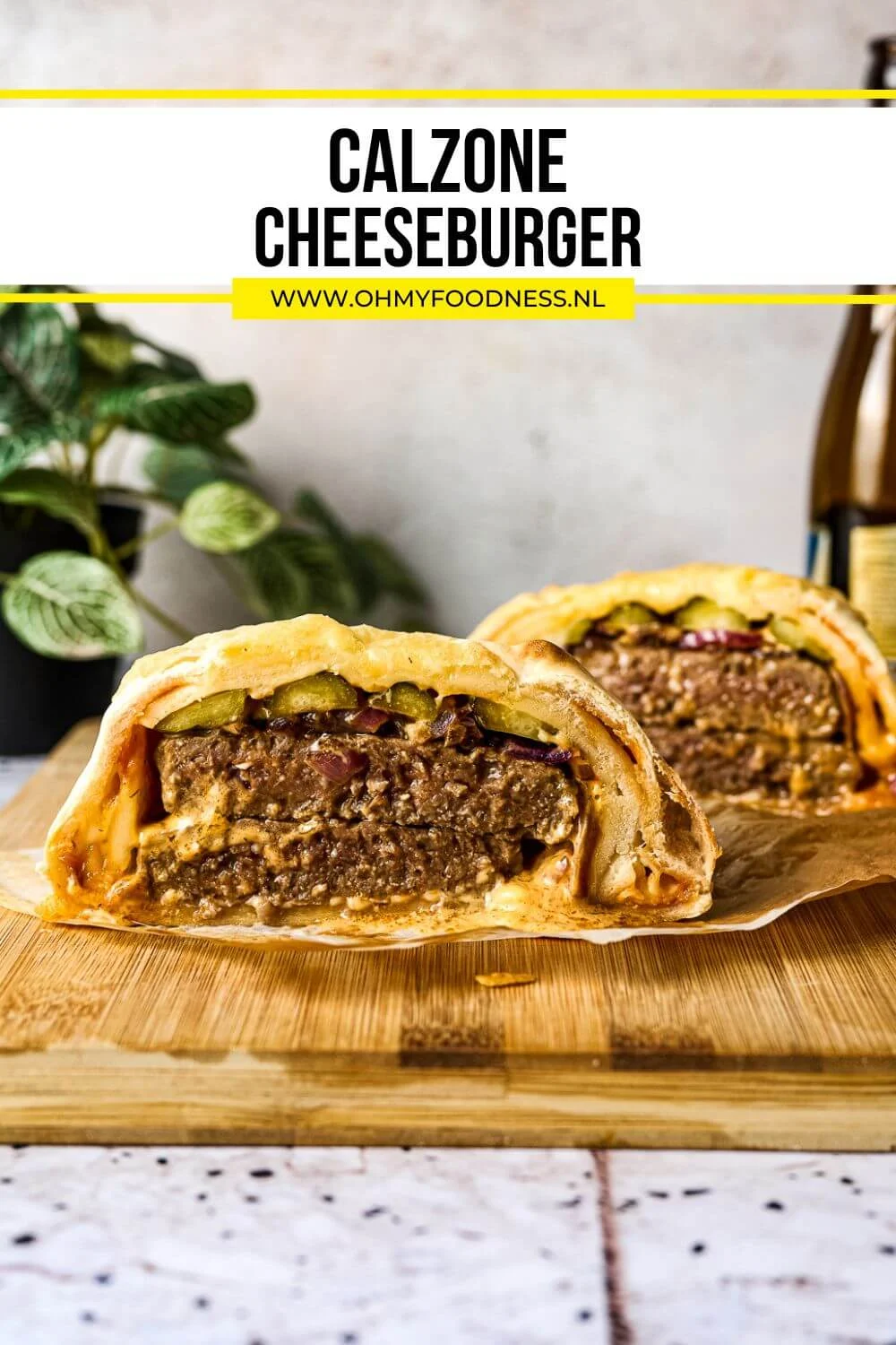 Cheeseburger pizza calzone 5 cheeseburger pizza maken