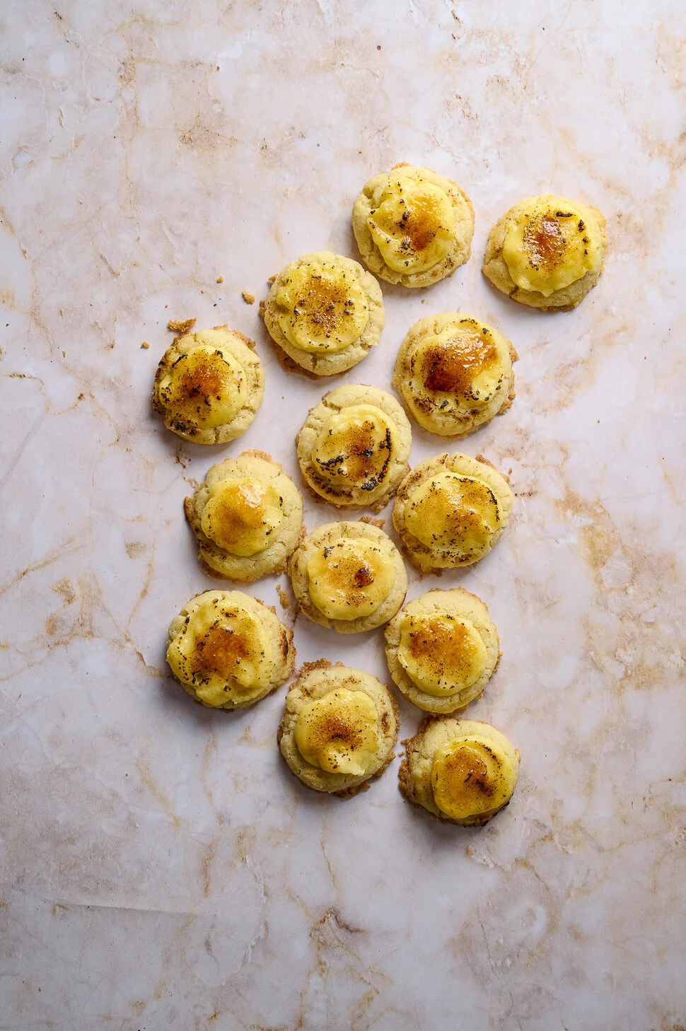Crème brûlée koekjes 2 koekjes met vanille vulling