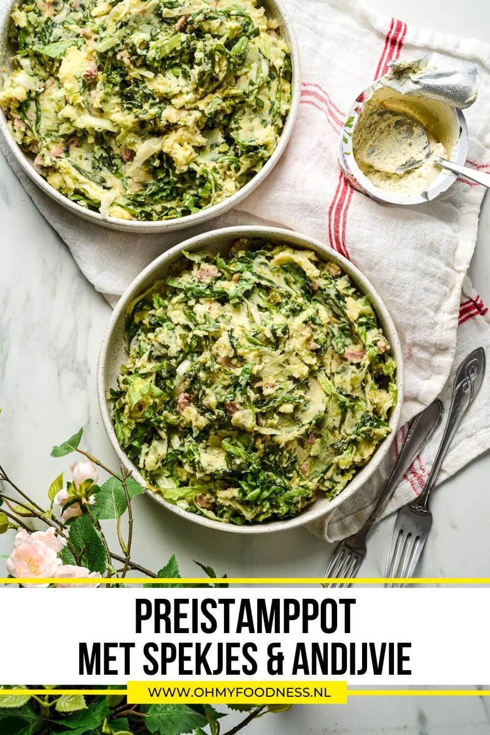 Preistamppot met spekjes en andijvie 6 preistamppot recept