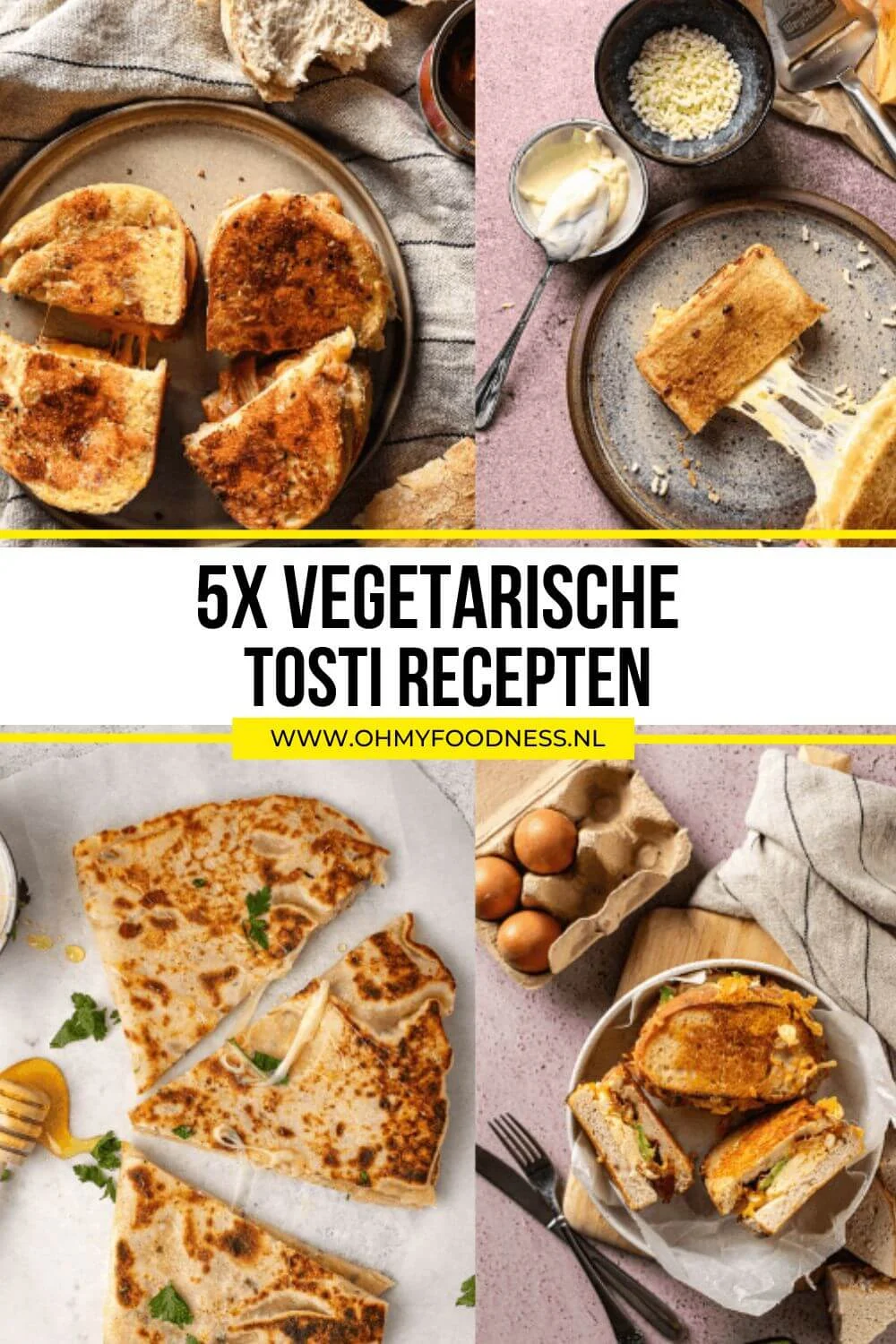 5x Vegetarische tosti recepten 6 vega tosti recepten