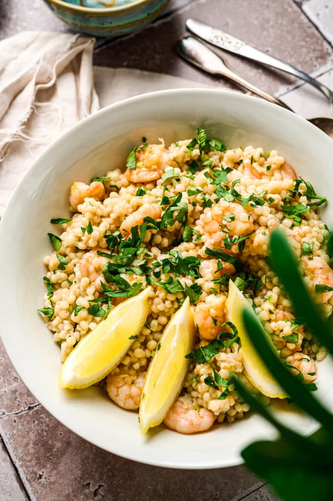 Parelcouscous recept met garnalen 2 parelcouscous koken