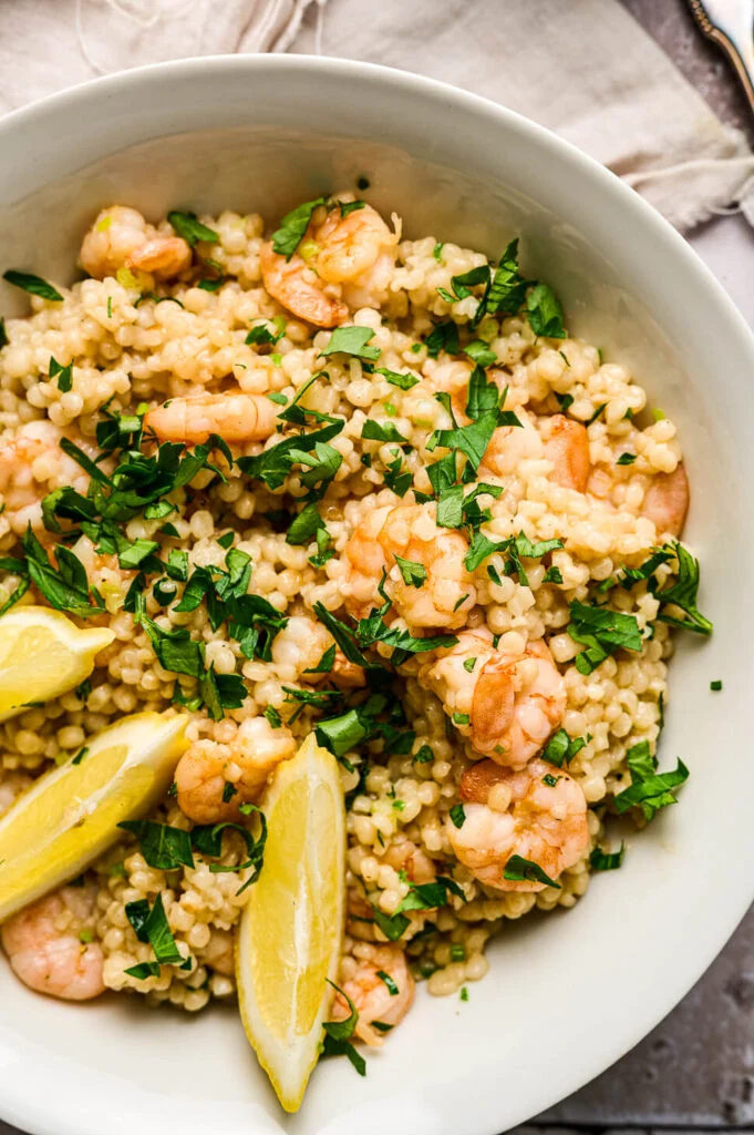 Parelcouscous recept met garnalen 11 parelcouscous recept