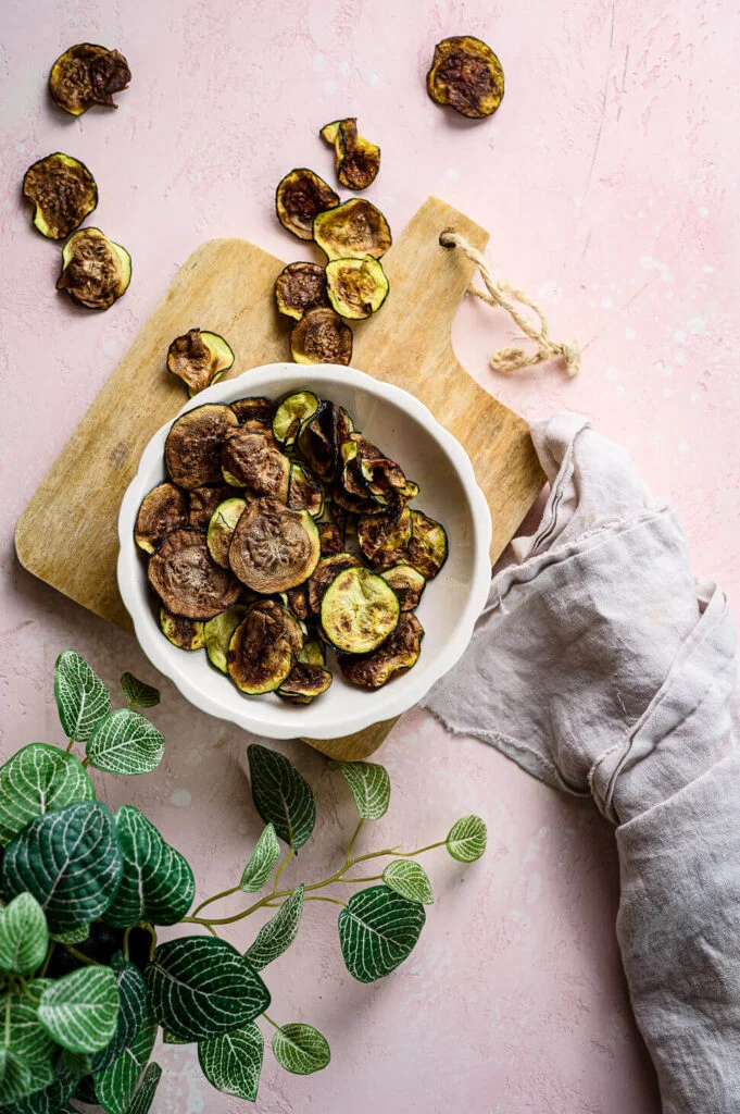 Courgette chips uit de Airfryer 5 courgette chips
