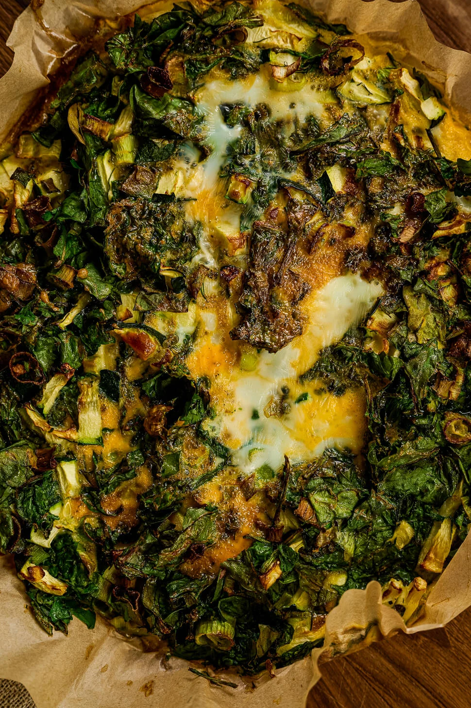 Groente omelet uit de Airfryer 6 groente omelet