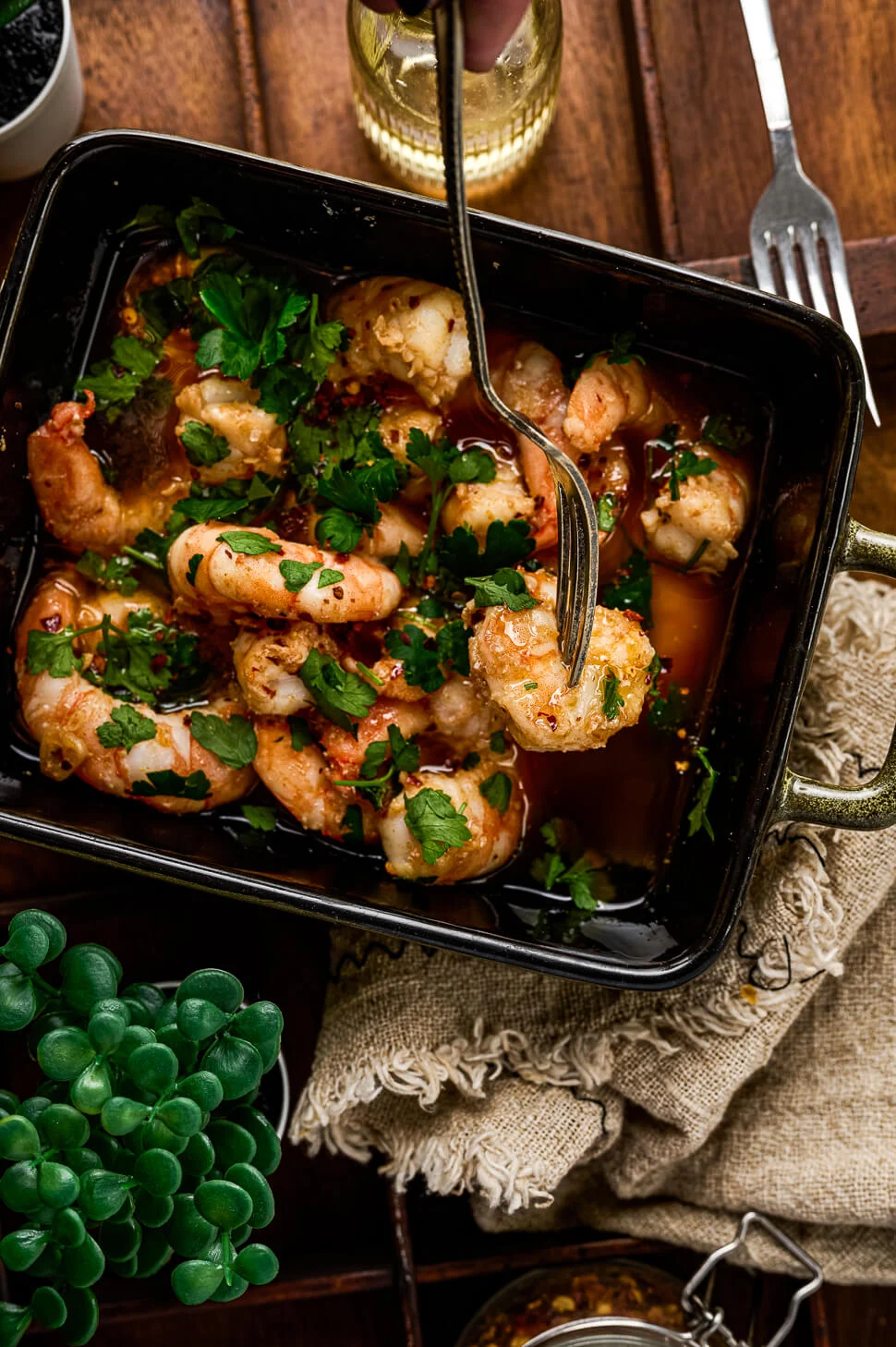 Gamba Pil Pil (pittige garnalen) 4 Pittige garnalen