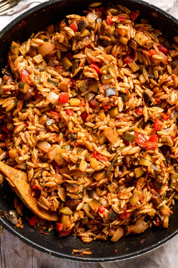 Orzo ratatouille 3 Ratatouille recept